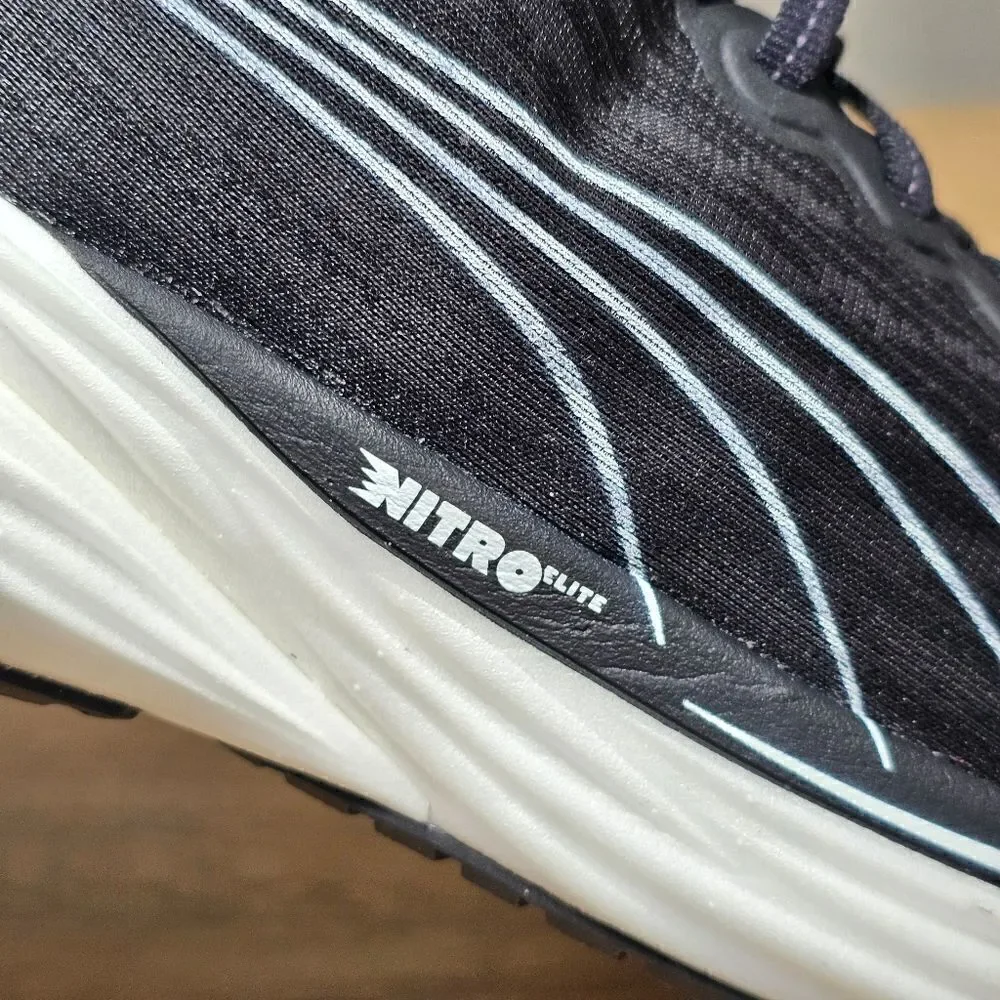 Puma Deviate Nitro 2 Elite Men's Running Shoes Black White 11 PWRPLATE New SE